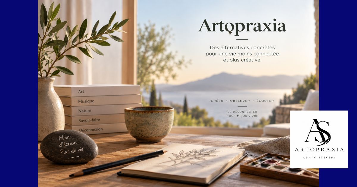 Artopraxia : déconnexion numérique, créativité et facteur humain