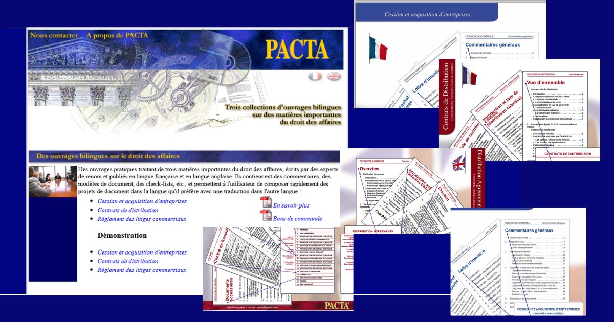 Historique de la maque Pacta ® - Le savoir-faire en gestion des connaissances