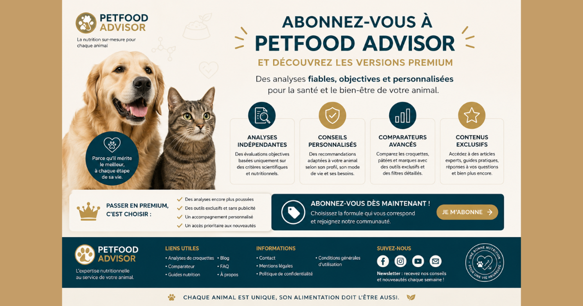 Petfood Advisor : information, nutrition animale et outils numériques
