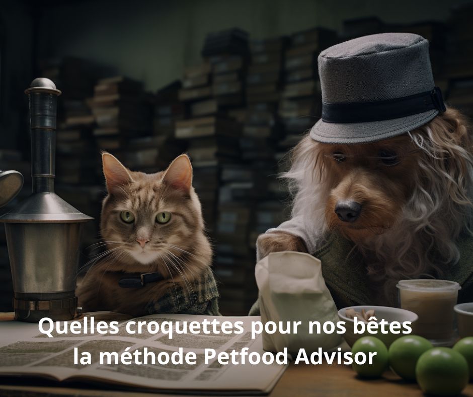 Le guide pratique "Quelles croquettes pour nos bêtes - La méthode Petfood Advisor".