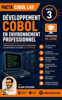 Couverture du livre COBOL Compétences avancées - formation COBOL en 30 jours