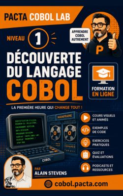 Couverture du livre Découverte de COBOL - formation COBOL