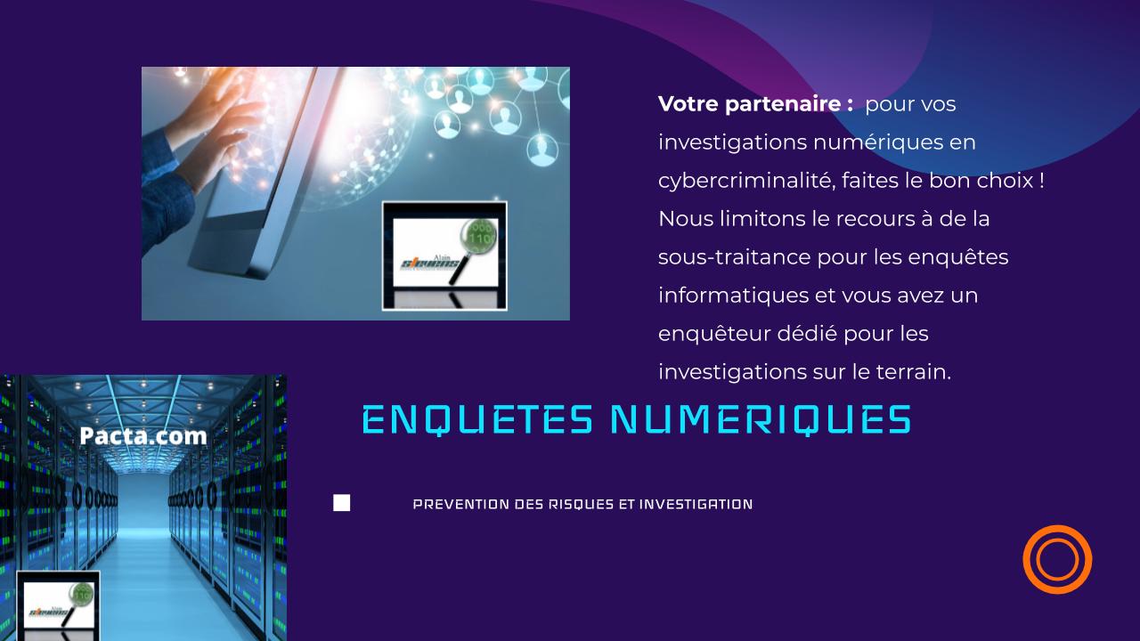 Détective privé Violation du secret des correspondances électroniques, harcèlement