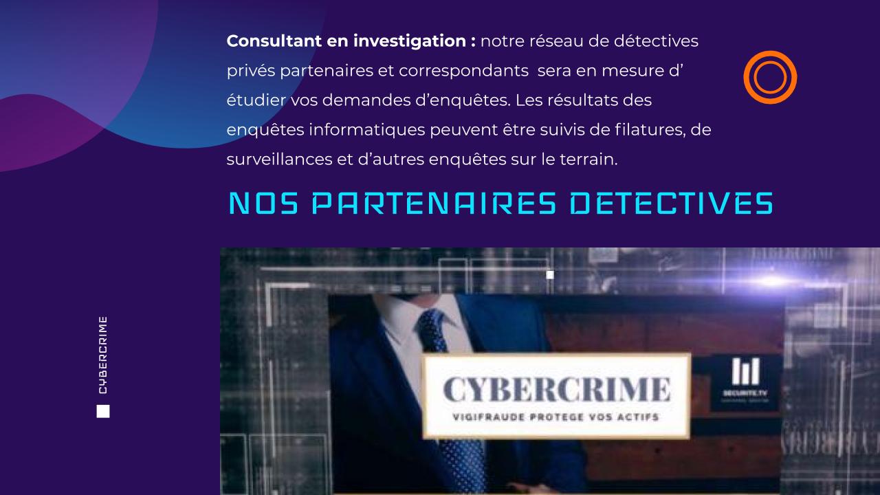 Détective privé Infractions propres aux réseaux électroniques, propriété intellectuelle