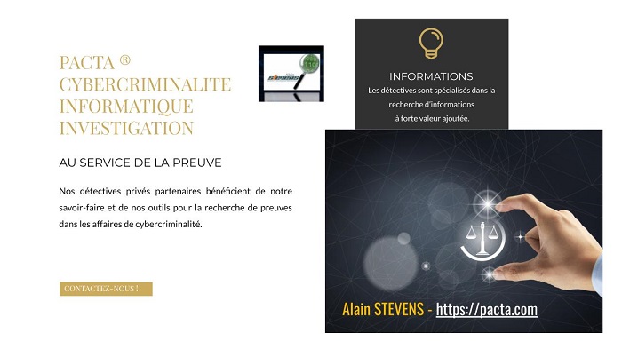 Détective privé Hameçonnage, infractions de droit commun commises via l'utilisation des nouvelles technologies