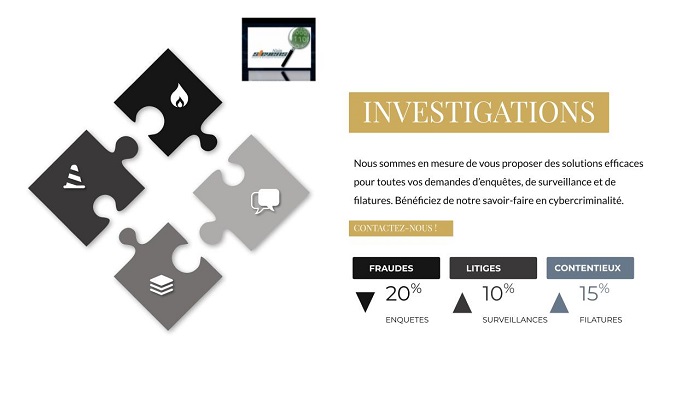 Détective privé Intrusion dans les systèmes de sécurité, tentatives d'escroquerie