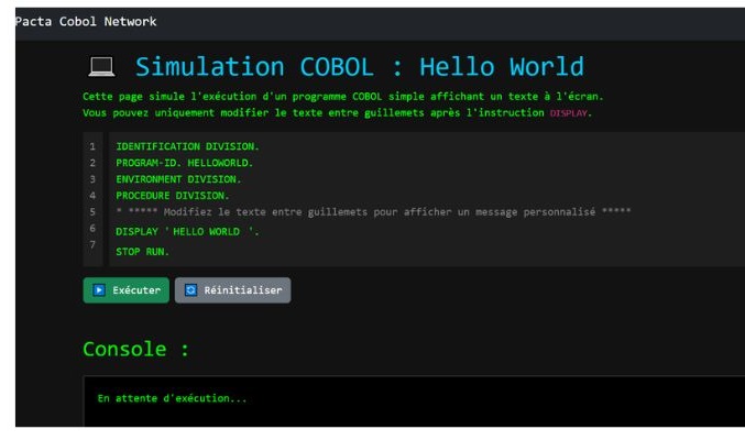 Apprenez à programmer en Cobol