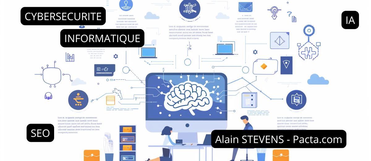 Consultant en informatique accompagnant un particulier dans l’utilisation d’un ordinateur portable pour des tâches bureautiques.