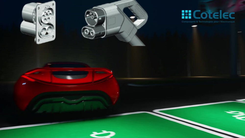 Les broches et les douilles rondes sont intégrées dans tous les nouveaux connecteurs de recharge « e-mobility ».