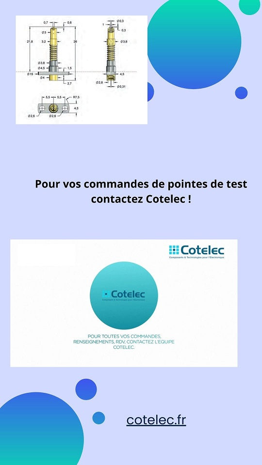Pointe de test HF Feinmetall HF05-0001 GSG 6 F M-SMP 050