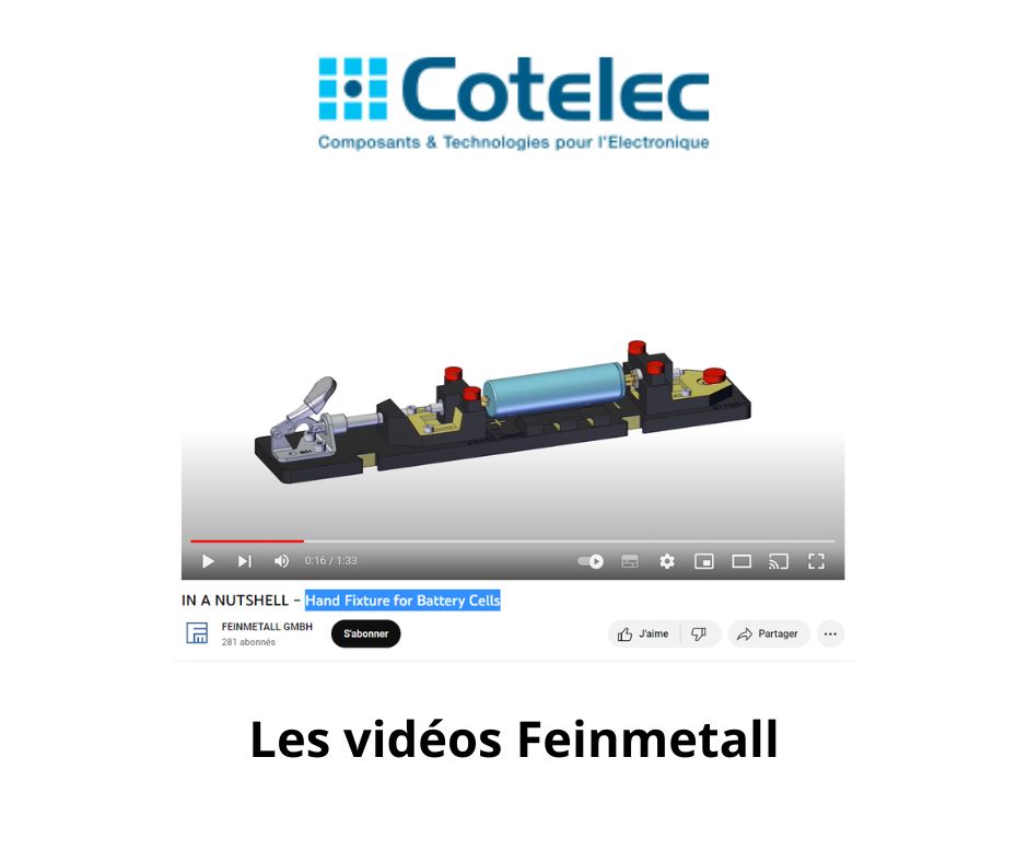 Fixation manuelle pour cellules de batterie