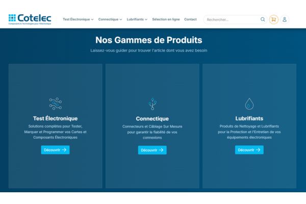 Ingénieur en test électronique et solutions de production industrielle