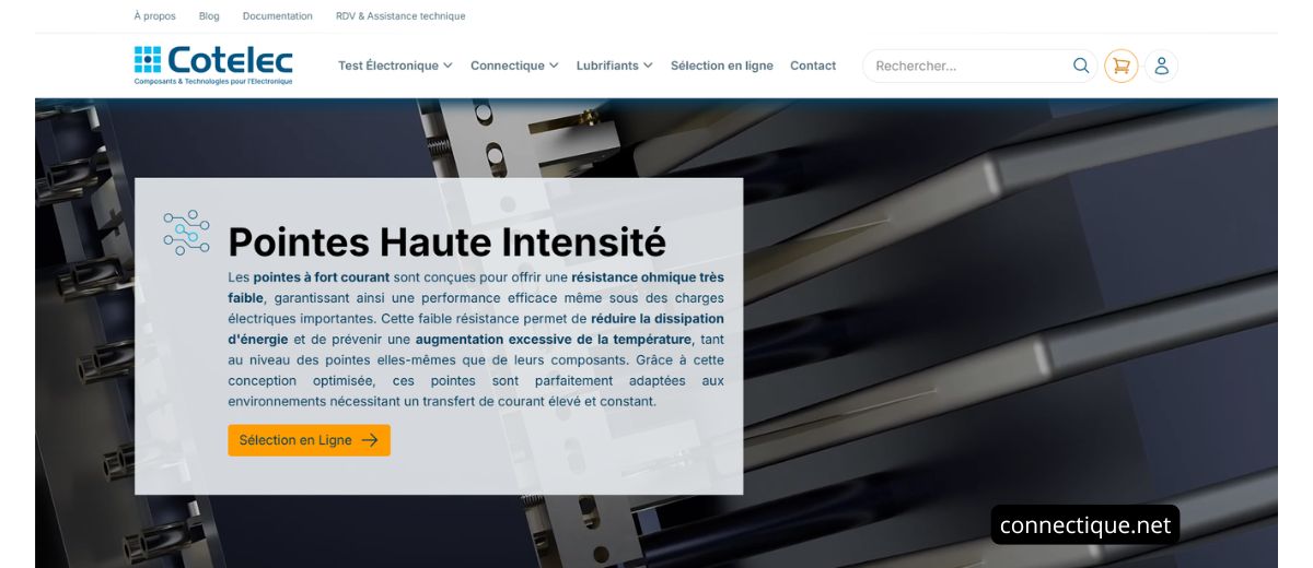 Test fort courant