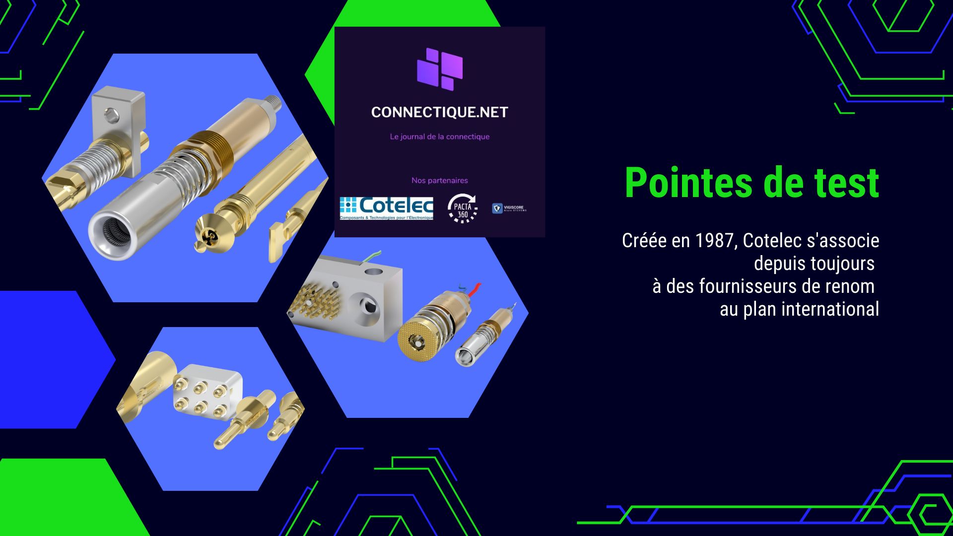 Pointes de test connectique