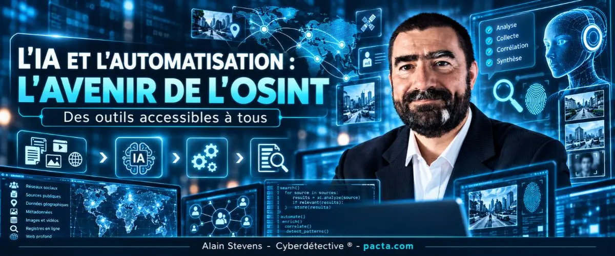 Cyberenquêtes et OSINT : Alain Stevens, précurseur de l'investigation numérique depuis 1999 | Pacta 360
