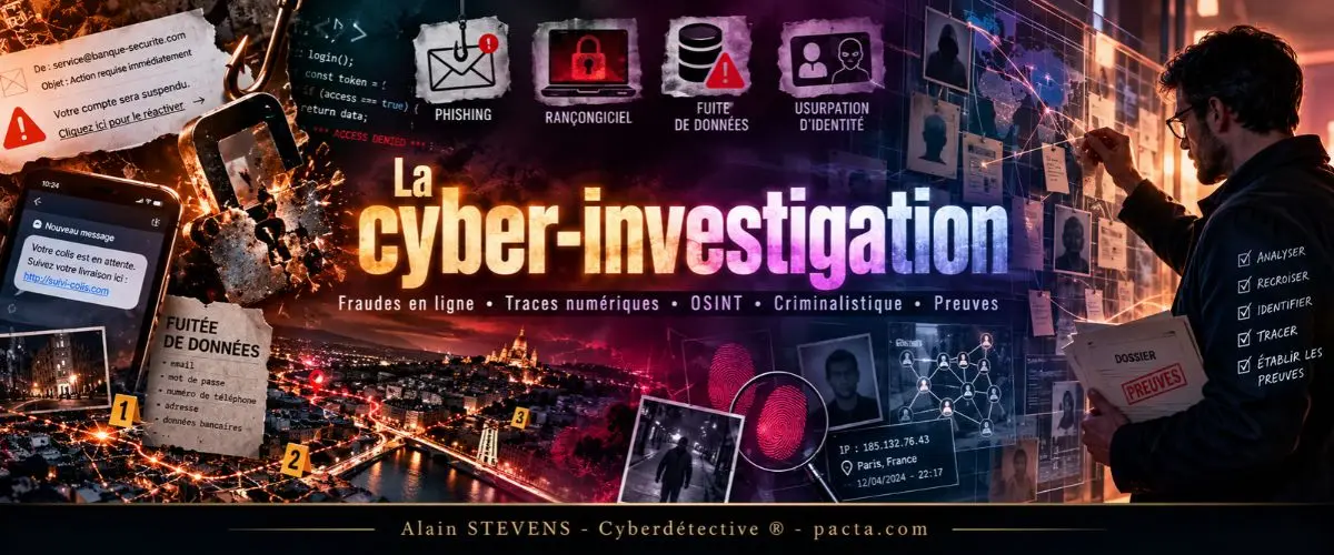 Cyber-investigation : enquêtes informatiques, OSINT et preuves numériques