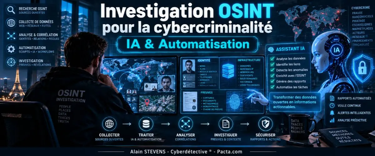 Outils IA et automatisation pour l'investigation numérique | Cyberdétective