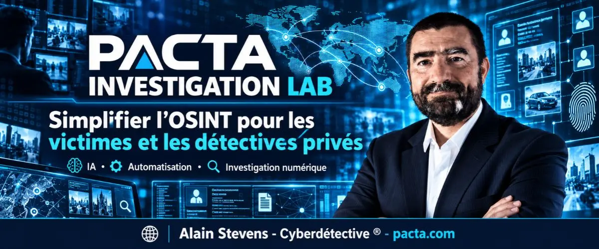 Pacta Investigation Lab : outils OSINT, IA et assistance aux victimes de cybercriminalité