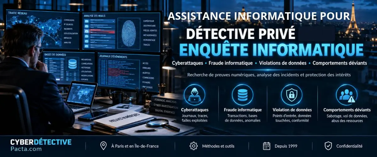 Détective privé pour enquête informatique | Cyberdétective