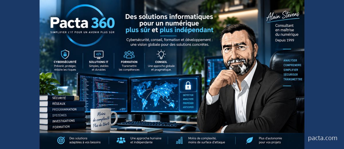 Consultant en informatique depuis 1999 | Simplification, stratégie et prévention des risques