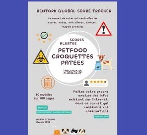Alertes aux croquettes toxiques, scores en Petfood : Rentork Score Tracker, votre carnet de note