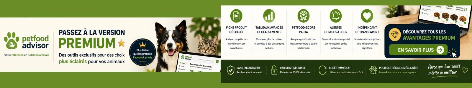 Découvrez les abonnements Petfood Advisor