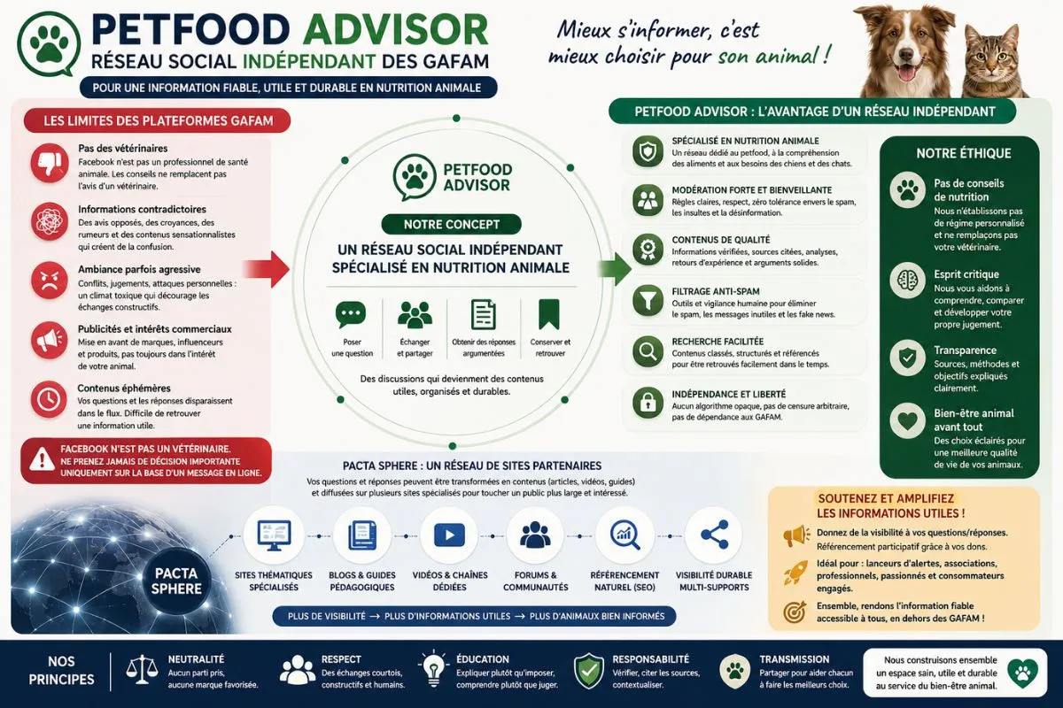 Référencement participatif Petfood Advisor