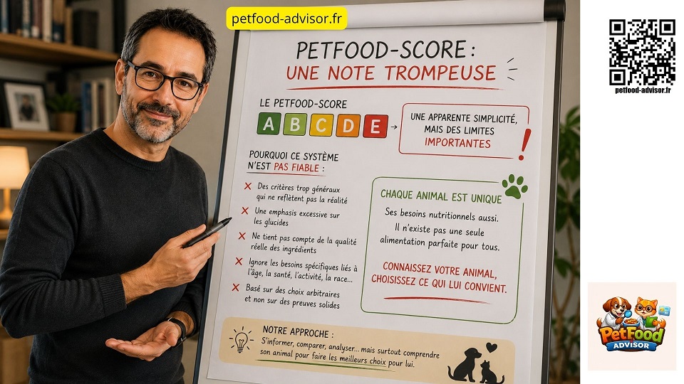 Une explication sur le Petfood-score ABCDE