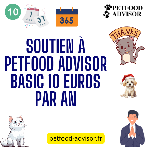 Abonnement Petfood Advisor à 10 euros par an