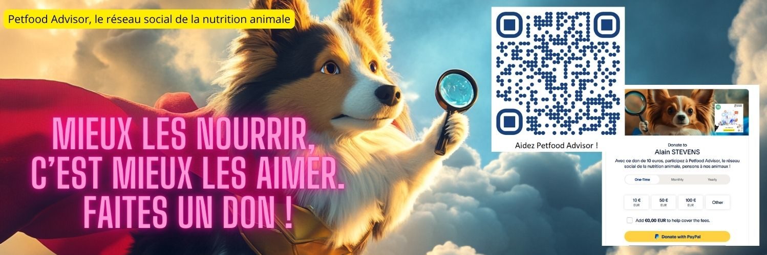 Faites un don à Petfood Advisor