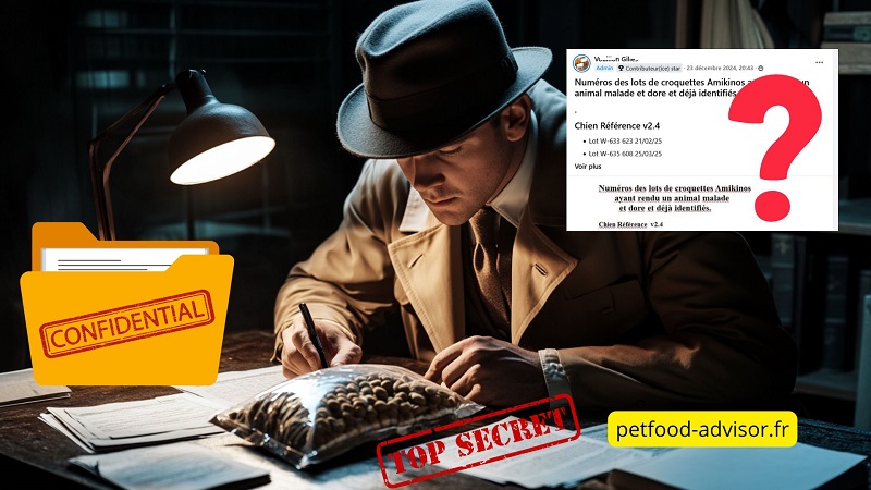 Les alertes aux croquettes toxiques Amikinos