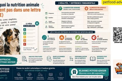 Yuka, Nutriscore Pourquoi la nutrition animale ne tient pas dans une lettre de A à E