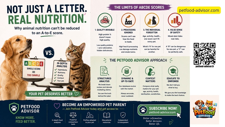 Pet Foof Nutriscore Why animal nutrition cannot fit into a single letter