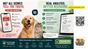 Petfood Advisor refuses the “Yuka for pet food” model