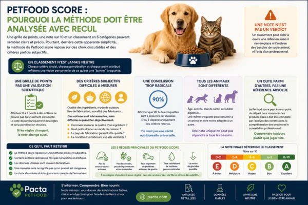 Petfood score : les critères de notation sont-ils réellement objectifs ?