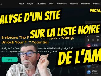 Analyse de la liste noire de l'AMF